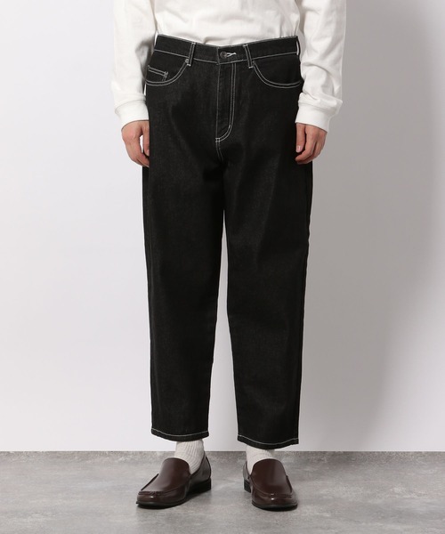 LAKOLE（ラコレ）の「10ozデニムバルーンパンツ[セットアップ対応] / 260729（デニムパンツ・メンズ・ブラック/サックスブルー/ネイビー・MEDIUM/LARGE）」の14枚目の写真