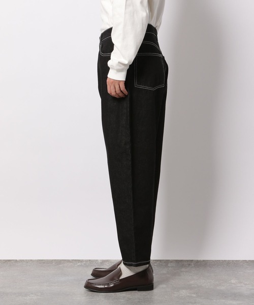 LAKOLE（ラコレ）の「10ozデニムバルーンパンツ[セットアップ対応] / 260729（デニムパンツ・メンズ・ブラック/サックスブルー/ネイビー・MEDIUM/LARGE）」の15枚目の写真