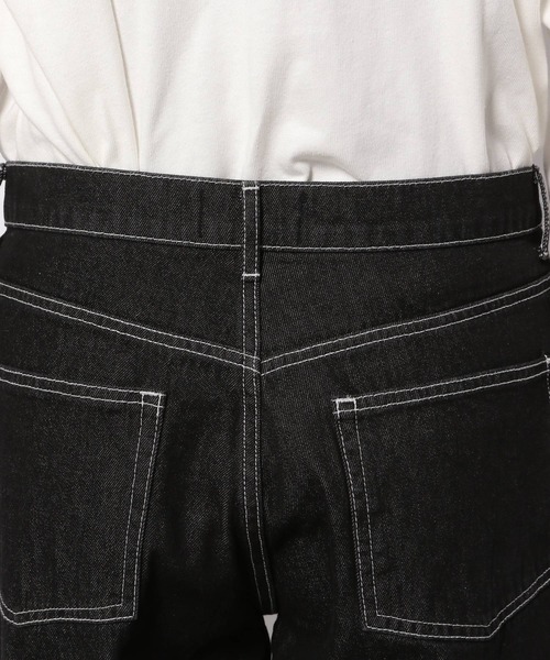 LAKOLE（ラコレ）の「10ozデニムバルーンパンツ[セットアップ対応] / 260729（デニムパンツ・メンズ・ブラック/サックスブルー/ネイビー・MEDIUM/LARGE）」の18枚目の写真