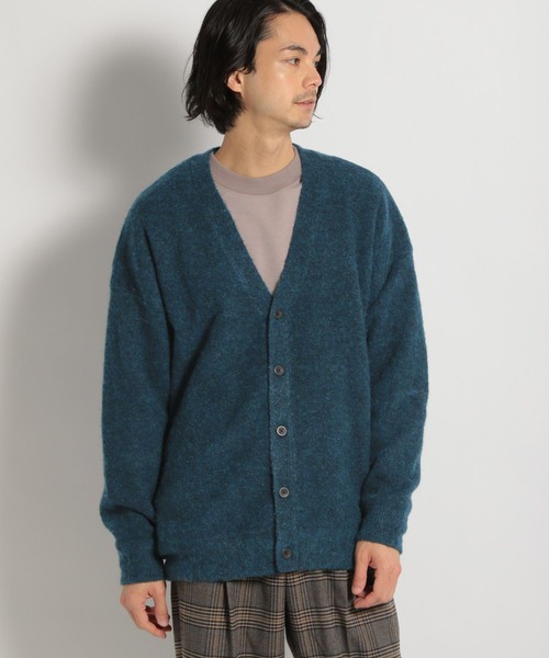 niko and...（ニコアンド）の「シャギーVネックカーディガン（カーディガン/ボレロ・メンズ・ベージュ/ブラウン/イエロー/ブラック/オレンジ/ブルー/ダークブラウン・MEDIUM/LARGE）」の20枚目の写真