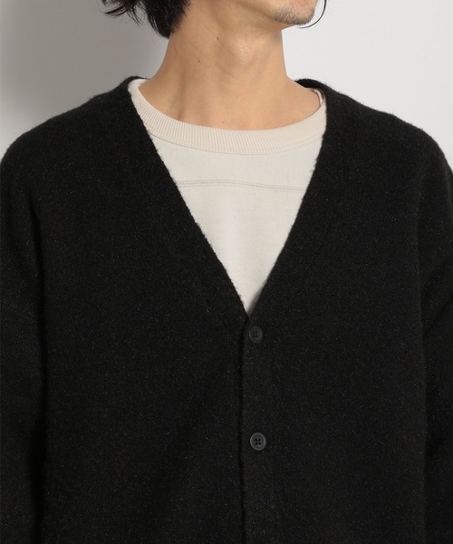 niko and...（ニコアンド）の「シャギーVネックカーディガン（カーディガン/ボレロ・メンズ・ベージュ/ブラウン/イエロー/ブラック/オレンジ/ブルー/ダークブラウン・MEDIUM/LARGE）」の10枚目の写真