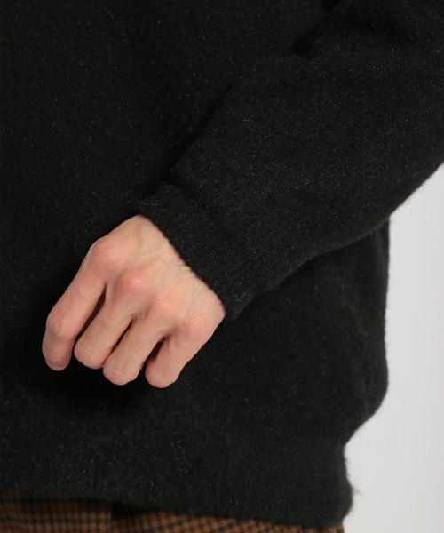 niko and...（ニコアンド）の「シャギーVネックカーディガン（カーディガン/ボレロ・メンズ・ベージュ/ブラウン/イエロー/ブラック/オレンジ/ブルー/ダークブラウン・MEDIUM/LARGE）」の21枚目の写真