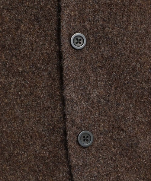 niko and...（ニコアンド）の「シャギーVネックカーディガン（カーディガン/ボレロ・メンズ・ベージュ/ブラウン/イエロー/ブラック/オレンジ/ブルー/ダークブラウン・MEDIUM/LARGE）」の15枚目の写真