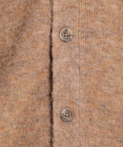 niko and...（ニコアンド）の「シャギーVネックカーディガン（カーディガン/ボレロ・メンズ・ベージュ/ブラウン/イエロー/ブラック/オレンジ/ブルー/ダークブラウン・MEDIUM/LARGE）」の11枚目の写真