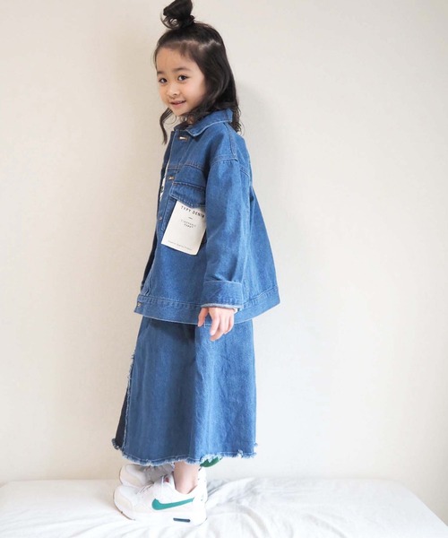 CIAOPANIC TYPY（チャオパニックティピー）の「【KIDS】【TYPY DENIM】デニムジャケット（デニムジャケット・キッズ・ネイビー/ブルー・SMALL/MEDIUM/LARGE/X-LARGE/XX-LARGE）」の6枚目の写真