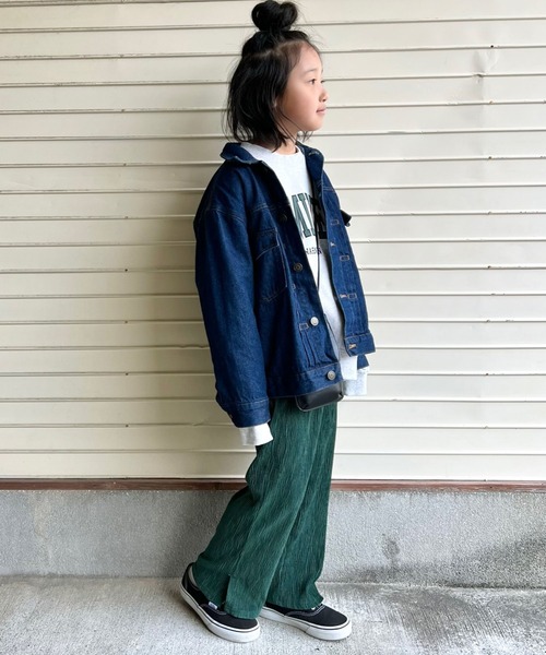 CIAOPANIC TYPY（チャオパニックティピー）の「【KIDS】【TYPY DENIM】デニムジャケット（デニムジャケット・キッズ・ネイビー/ブルー・SMALL/MEDIUM/LARGE/X-LARGE/XX-LARGE）」の10枚目の写真
