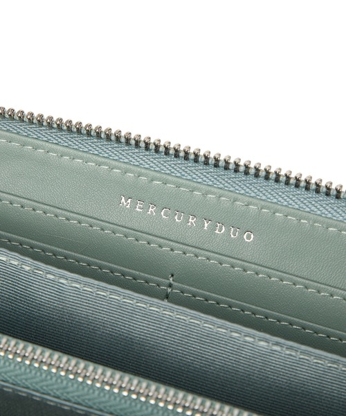 MERCURYDUO（マーキュリーデュオ）の「【MERCURYDUO/マーキュリーデュオ】ダイアナ　トリコカラーRFロングウォレット（財布・レディース・ライトブルー/アイボリー/ミント/ラベンダー/グレイッシュベージュ/ピンク/グリーン・FREE）」の10枚目の写真