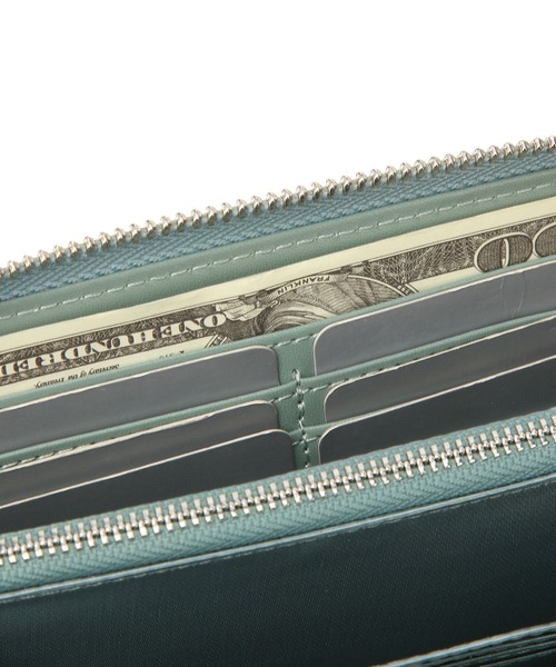 MERCURYDUO（マーキュリーデュオ）の「【MERCURYDUO/マーキュリーデュオ】ダイアナ　トリコカラーRFロングウォレット（財布・レディース・ライトブルー/アイボリー/ミント/ラベンダー/グレイッシュベージュ/ピンク/グリーン・FREE）」の13枚目の写真