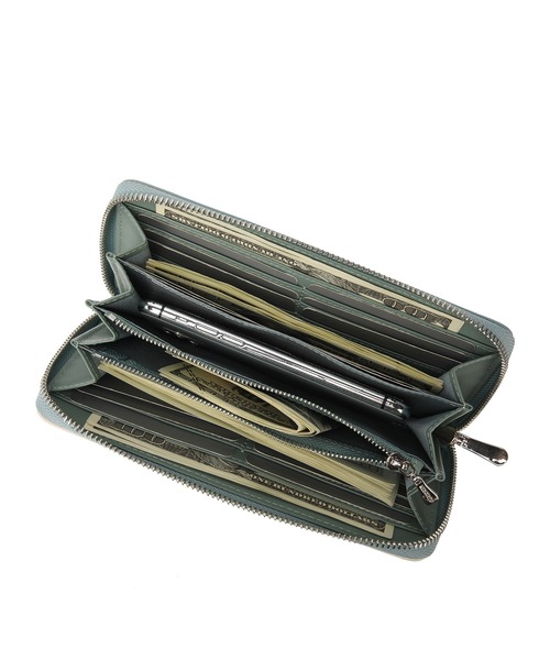 MERCURYDUO（マーキュリーデュオ）の「【MERCURYDUO/マーキュリーデュオ】ダイアナ　トリコカラーRFロングウォレット（財布・レディース・ライトブルー/アイボリー/ミント/ラベンダー/グレイッシュベージュ/ピンク/グリーン・FREE）」の16枚目の写真