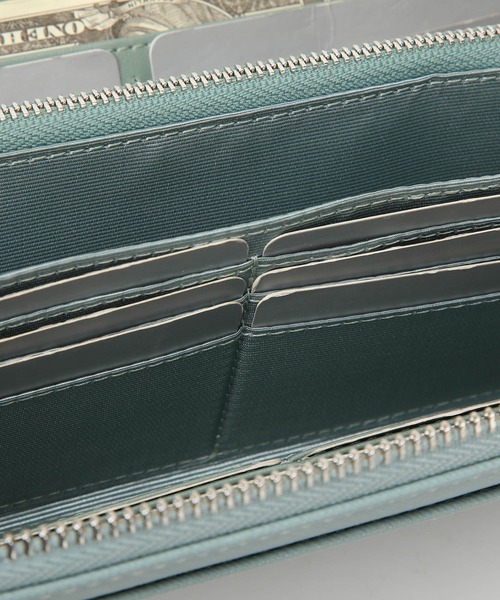 MERCURYDUO（マーキュリーデュオ）の「【MERCURYDUO/マーキュリーデュオ】ダイアナ　トリコカラーRFロングウォレット（財布・レディース・ライトブルー/アイボリー/ミント/ラベンダー/グレイッシュベージュ/ピンク/グリーン・FREE）」の14枚目の写真