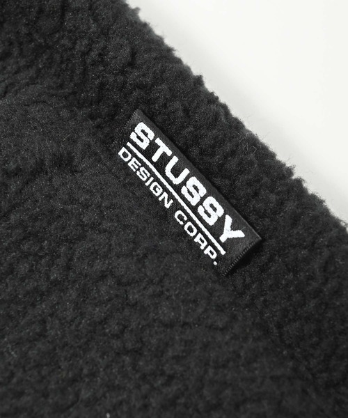 STUSSY（ステューシー）の「STUSSY (ステューシー)  POLAR フリース長袖カーディガン（カーディガン/ボレロ・メンズ・ブラック・M/L/XL）」の6枚目の写真