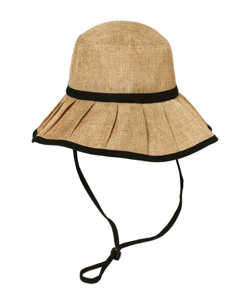ポリジュートフリルハット/プリーツハット UV（ハット）｜14+