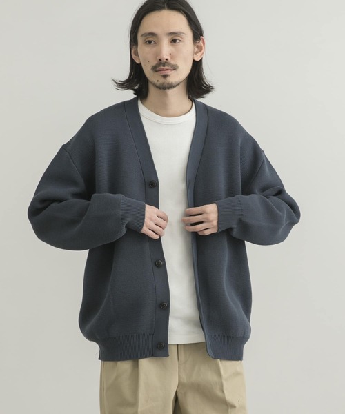 URBAN RESEARCH（アーバンリサーチ）の「ミラノリブカーディガン（カーディガン/ボレロ・メンズ・ブラック/グレー系その他/グリーン系その他/オフホワイト・LARGE/MEDIUM/X-LARGE）」の3枚目の写真