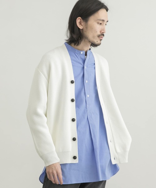 URBAN RESEARCH（アーバンリサーチ）の「ミラノリブカーディガン（カーディガン/ボレロ・メンズ・ブラック/グレー系その他/グリーン系その他/オフホワイト・LARGE/MEDIUM/X-LARGE）」の2枚目の写真