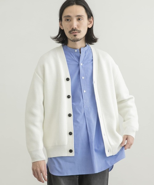 URBAN RESEARCH（アーバンリサーチ）の「ミラノリブカーディガン（カーディガン/ボレロ・メンズ・ブラック/グレー系その他/グリーン系その他/オフホワイト・LARGE/MEDIUM/X-LARGE）」の5枚目の写真