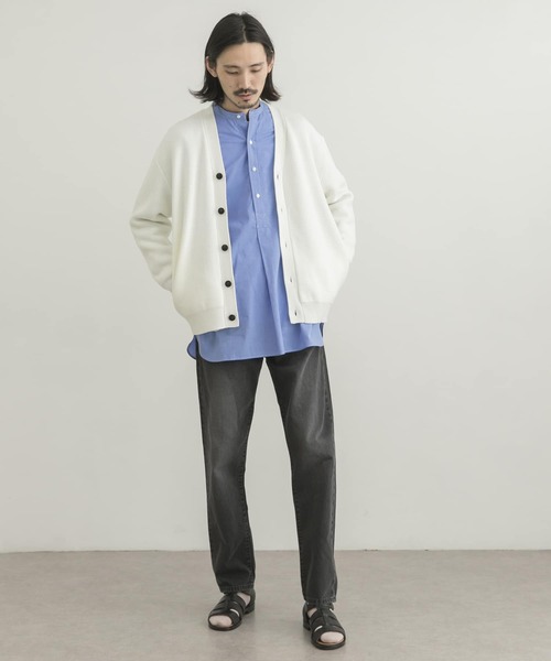 URBAN RESEARCH（アーバンリサーチ）の「ミラノリブカーディガン（カーディガン/ボレロ・メンズ・ブラック/グレー系その他/グリーン系その他/オフホワイト・LARGE/MEDIUM/X-LARGE）」の7枚目の写真