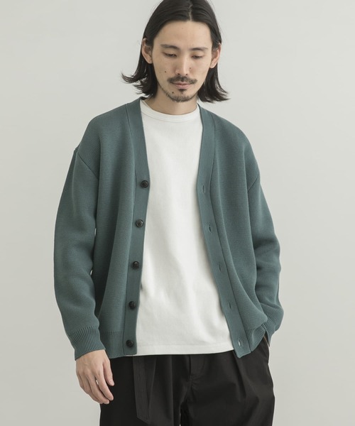 URBAN RESEARCH（アーバンリサーチ）の「ミラノリブカーディガン（カーディガン/ボレロ・メンズ・ブラック/グレー系その他/グリーン系その他/オフホワイト・LARGE/MEDIUM/X-LARGE）」の8枚目の写真