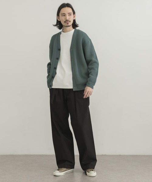 URBAN RESEARCH（アーバンリサーチ）の「ミラノリブカーディガン（カーディガン/ボレロ・メンズ・ブラック/グレー系その他/グリーン系その他/オフホワイト・LARGE/MEDIUM/X-LARGE）」の10枚目の写真