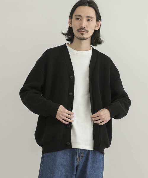 URBAN RESEARCH（アーバンリサーチ）の「ミラノリブカーディガン（カーディガン/ボレロ・メンズ・ブラック/グレー系その他/グリーン系その他/オフホワイト・LARGE/MEDIUM/X-LARGE）」の11枚目の写真