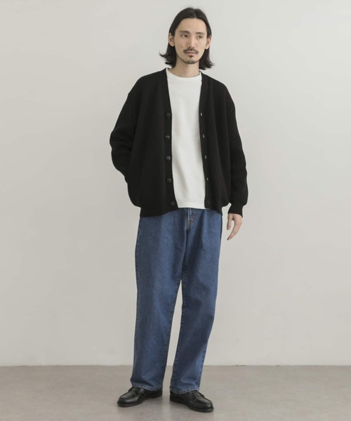 URBAN RESEARCH（アーバンリサーチ）の「ミラノリブカーディガン（カーディガン/ボレロ・メンズ・ブラック/グレー系その他/グリーン系その他/オフホワイト・LARGE/MEDIUM/X-LARGE）」の12枚目の写真