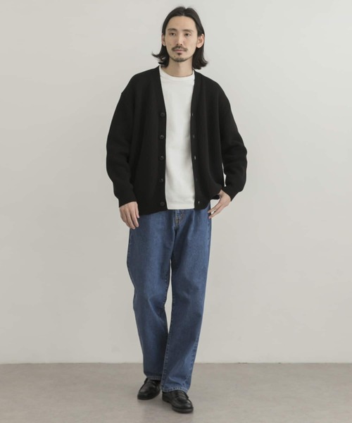 URBAN RESEARCH（アーバンリサーチ）の「ミラノリブカーディガン（カーディガン/ボレロ・メンズ・ブラック/グレー系その他/グリーン系その他/オフホワイト・LARGE/MEDIUM/X-LARGE）」の13枚目の写真