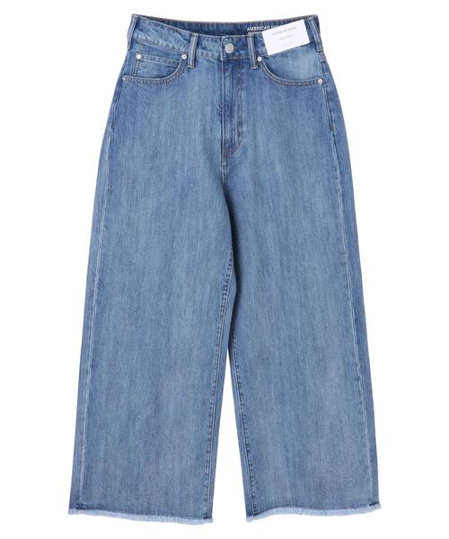 AMERICAN HOLIC(アメリカンホリック)の「バギーワイドパンツ(デニムパンツ・レディース・ホワイト/インディゴブルー/ライトインディゴブルー・L/S/M)」の22枚目の写真