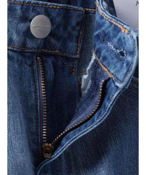 AMERICAN HOLIC(アメリカンホリック)の「バギーワイドパンツ(デニムパンツ・レディース・ホワイト/インディゴブルー/ライトインディゴブルー・L/S/M)」の14枚目の写真