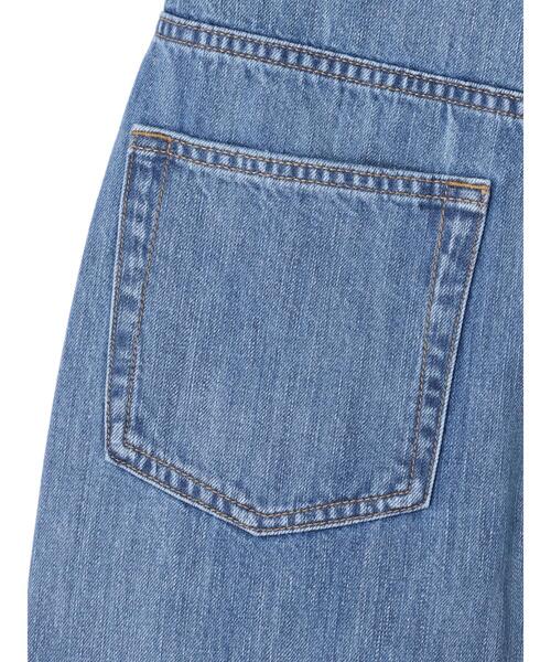 AMERICAN HOLIC(アメリカンホリック)の「バギーワイドパンツ(デニムパンツ・レディース・ホワイト/インディゴブルー/ライトインディゴブルー・L/S/M)」の12枚目の写真