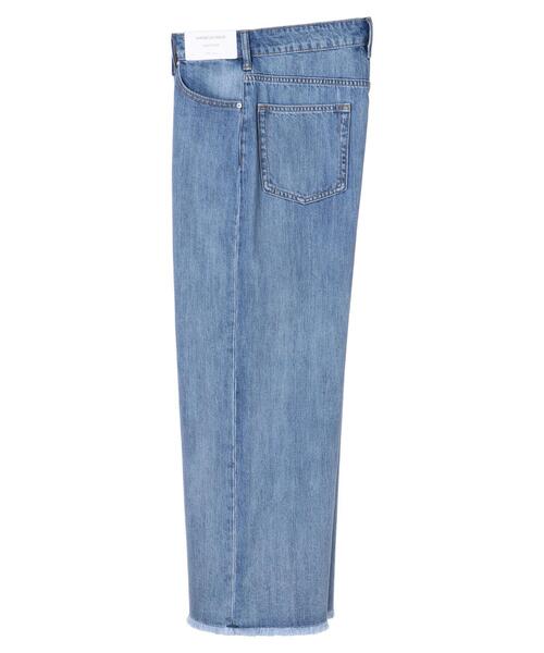 AMERICAN HOLIC(アメリカンホリック)の「バギーワイドパンツ(デニムパンツ・レディース・ホワイト/インディゴブルー/ライトインディゴブルー・L/S/M)」の11枚目の写真