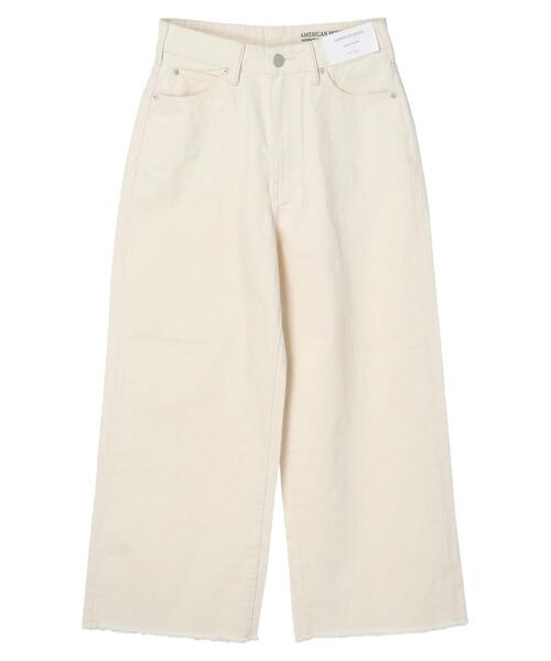 AMERICAN HOLIC(アメリカンホリック)の「バギーワイドパンツ(デニムパンツ・レディース・ホワイト/インディゴブルー/ライトインディゴブルー・L/S/M)」の9枚目の写真