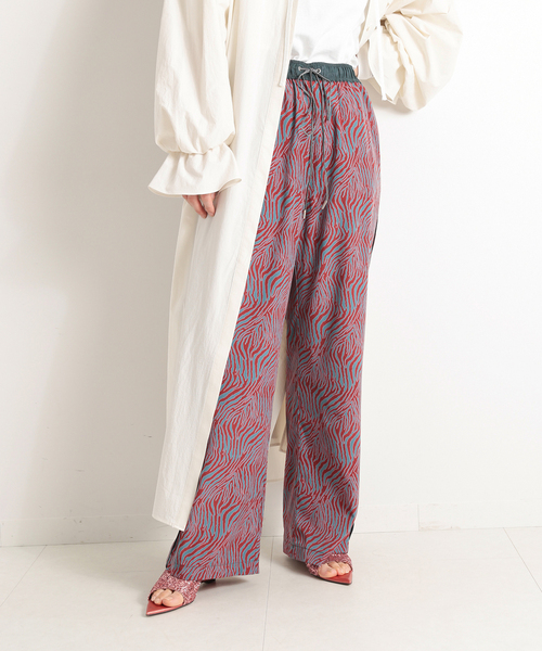 CITYSHOP(シティーショップ)の「ZEBRA PIPING パンツ(その他パンツ・レディース・カーキ/レッド系その他・36/38)」の6枚目の写真