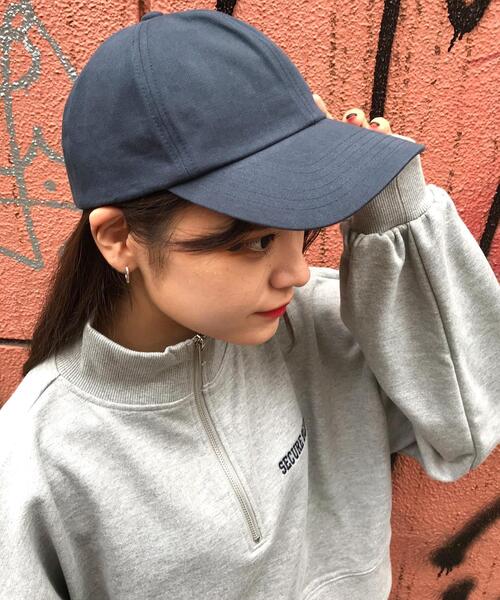 INGNI（イング）の「ツイルCAP（キャップ・レディース・ブラック/ネイビー/オフホワイト・ONE SIZE）」の14枚目の写真
