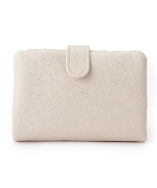 SHOO・LA・RUE（シューラルー）の「◆ふっくら二つ折り財布（財布・レディース・シルバー/ブラック/イエロー/ナチュラル・00）」の2枚目の写真