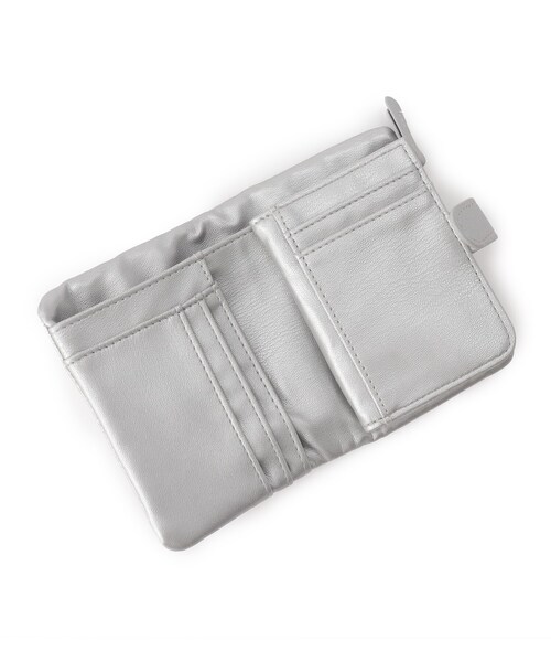 SHOO・LA・RUE（シューラルー）の「◆ふっくら二つ折り財布（財布・レディース・シルバー/ブラック/イエロー/ナチュラル・00）」の8枚目の写真