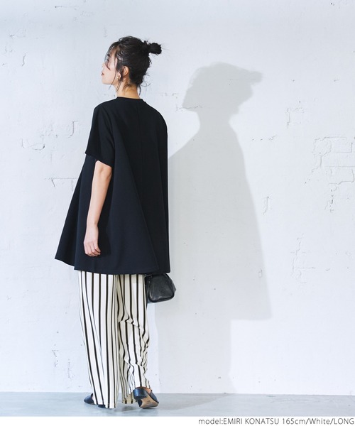 coca（coca）（コカ）の「ストライプエンボスパンツ（その他パンツ・レディース・ホワイト・LONG/SHORT）」の9枚目の写真