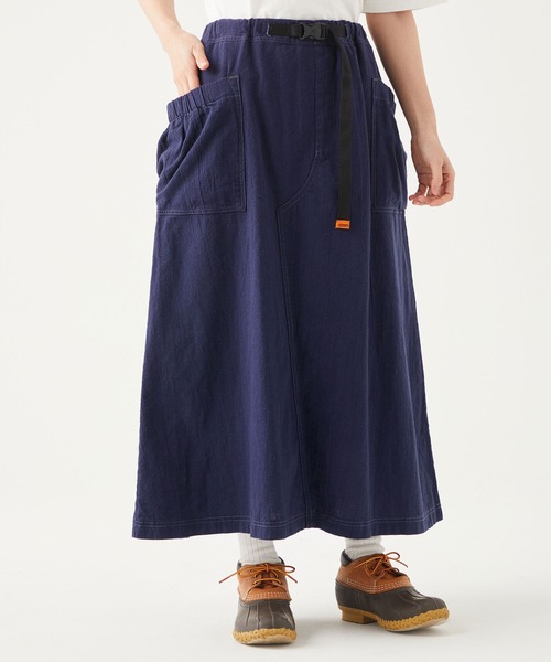 KRIFF MAYER Lady's Collection(クリフメイヤーレディースコレクション)の「スズシゲクライミングスカート(スカート・レディース・ベージュ/ネイビー/ブルーグリーン/カラフル・MEDIUM/LARGE)」の7枚目の写真