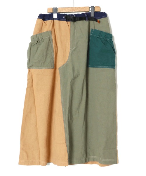 KRIFF MAYER Lady's Collection(クリフメイヤーレディースコレクション)の「スズシゲクライミングスカート(スカート・レディース・ベージュ/ネイビー/ブルーグリーン/カラフル・MEDIUM/LARGE)」の19枚目の写真