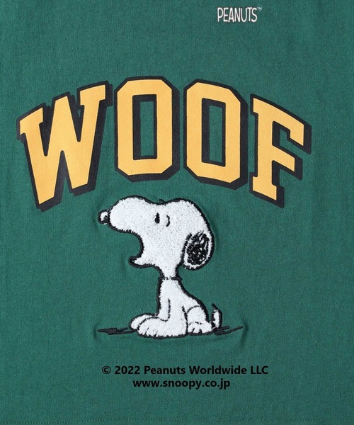 PEANUTS（ピーナッツ）の「【PEANUTS】スヌーピーＴシャツ（キッズサイズ）（Tシャツ/カットソー・キッズ・レッド/グリーン/ネイビー/ダークグレー/パープル/オフホワイト・130/140/105/120/150）」の13枚目の写真