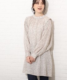 Cutie Blonde | 【S-L】2WAYバンドカラーワンピース(チュニック)