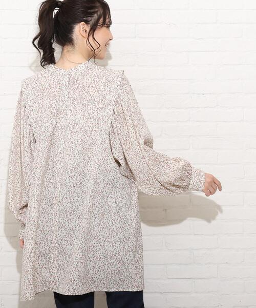 Cutie Blonde（キューティーブロンド）の「◆【S-L】2WAYバンドカラーワンピース（チュニック・レディース・ブラック/オフホワイト/アイボリー系6・02/03/01）」の9枚目の写真