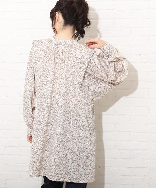 Cutie Blonde（キューティーブロンド）の「◆【S-L】2WAYバンドカラーワンピース（チュニック・レディース・ブラック/オフホワイト/アイボリー系6・02/03/01）」の4枚目の写真