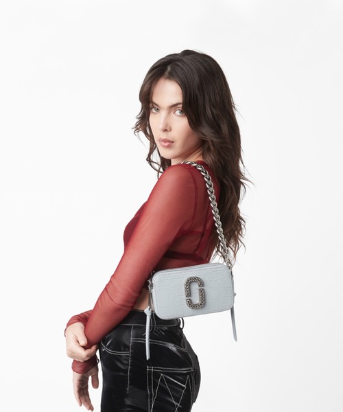 値下げ マークジェイコブス クロック エンボス スナップショット カメラバッグ MARC JACOBS（マークジェイコブス）の「THE SNAPSHOT CROC