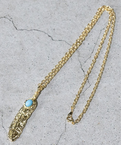 JOHN'S CLOSET(ジョンズクローゼット)の「【40】フェザーチャームネックレス(ネックレス・メンズ・シルバー/シルバー系その他2/シルバー系その他3/ゴールド/シルバー系その他5/シルバー系その他7/その他8/その他9/その他10/その他15/その他18/その他19/その他20/その他22/その他24/その他25/その他28・FREE)」の6枚目の写真