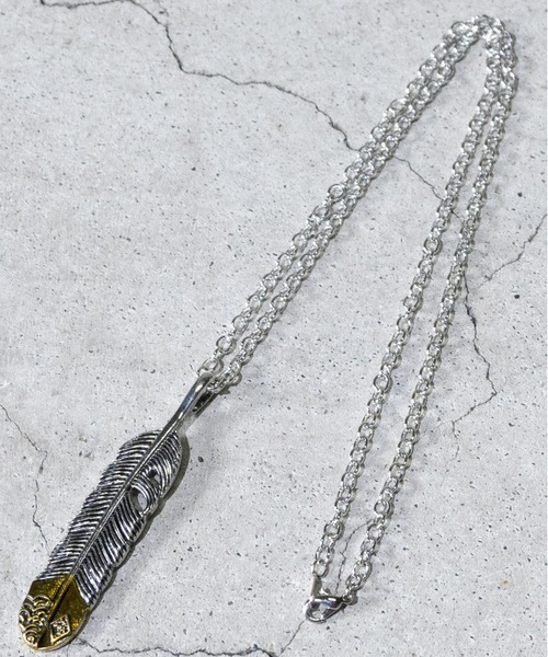 JOHN'S CLOSET(ジョンズクローゼット)の「【40】フェザーチャームネックレス(ネックレス・メンズ・シルバー/シルバー系その他2/シルバー系その他3/ゴールド/シルバー系その他5/シルバー系その他7/その他8/その他9/その他10/その他15/その他18/その他19/その他20/その他22/その他24/その他25/その他28・FREE)」の11枚目の写真