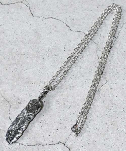 JOHN'S CLOSET(ジョンズクローゼット)の「【40】フェザーチャームネックレス(ネックレス・メンズ・シルバー/シルバー系その他2/シルバー系その他3/ゴールド/シルバー系その他5/シルバー系その他7/その他8/その他9/その他10/その他15/その他18/その他19/その他20/その他22/その他24/その他25/その他28・FREE)」の14枚目の写真