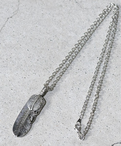 JOHN'S CLOSET(ジョンズクローゼット)の「【40】フェザーチャームネックレス(ネックレス・メンズ・シルバー/シルバー系その他2/シルバー系その他3/ゴールド/シルバー系その他5/シルバー系その他7/その他8/その他9/その他10/その他15/その他18/その他19/その他20/その他22/その他24/その他25/その他28・FREE)」の5枚目の写真