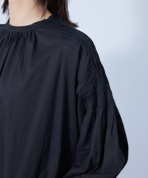 ROPE'（ロペ）の「【秋にも使える】コットン2WAYボリュームワンピース【WEB/アウトレット店舗限定】（ワンピース・レディース・ブラック/ピンク・38/36）」の16枚目の写真