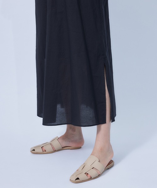 ROPE'（ロペ）の「【秋にも使える】コットン2WAYボリュームワンピース【WEB/アウトレット店舗限定】（ワンピース・レディース・ブラック/ピンク・38/36）」の18枚目の写真