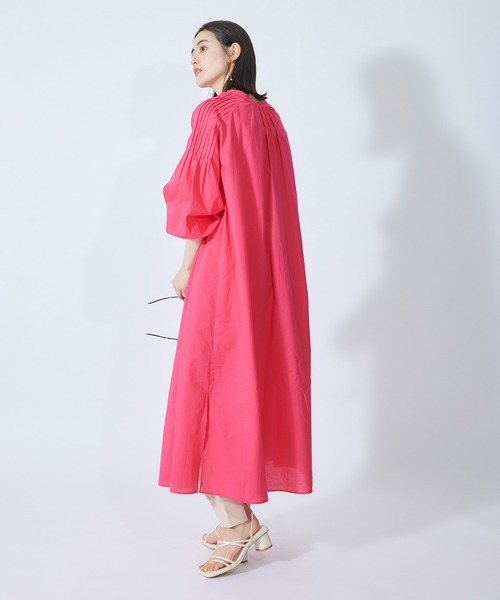 ROPE'（ロペ）の「【秋にも使える】コットン2WAYボリュームワンピース【WEB/アウトレット店舗限定】（ワンピース・レディース・ブラック/ピンク・38/36）」の22枚目の写真