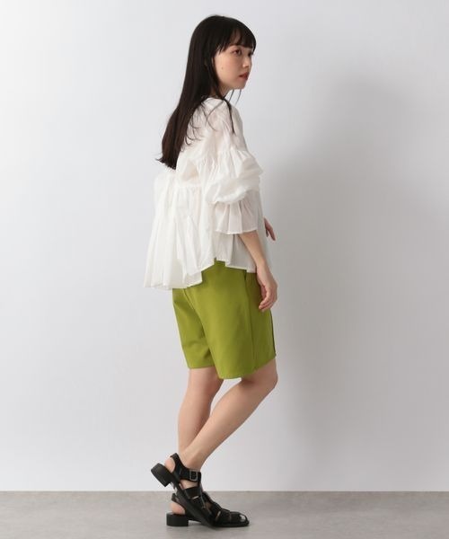 LOWRYS FARM（ローリーズファーム）の「ボリュームボイルブラウスＬＳ　262738（シャツ/ブラウス・レディース・ブラック/オフホワイト/ブルー/ブラック系その他・FREE）」の17枚目の写真